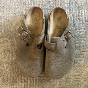 Birkenstock Boston Suede Clog